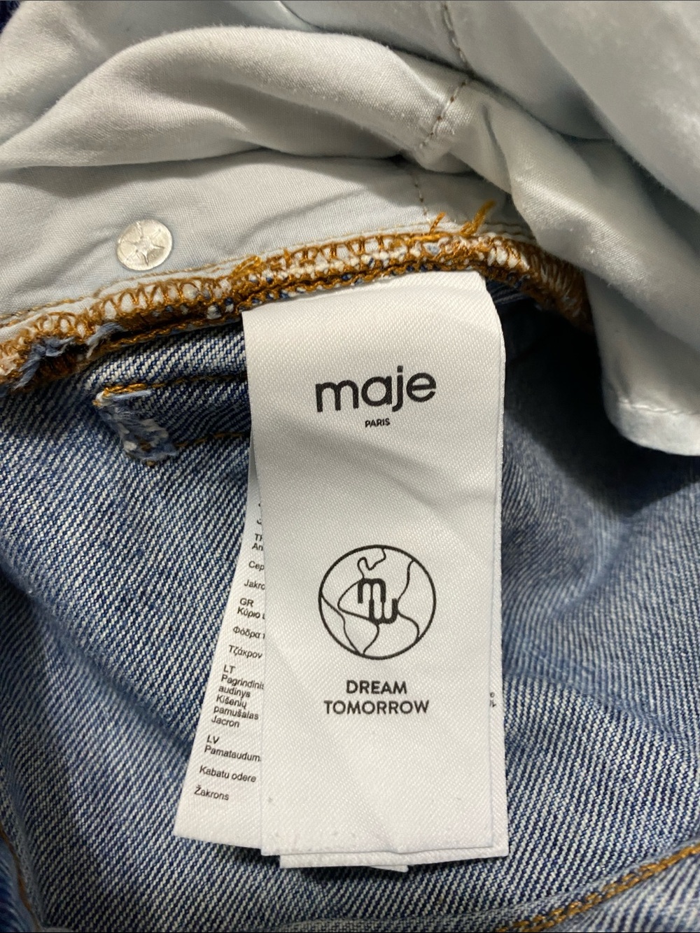 Maje Plouf High Rise Jeans - Picture 6 of 16